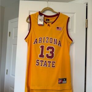 Nike Arizona State Gold Basketball Jersey
